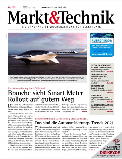 Markt&Technik 14/2021 Digital 