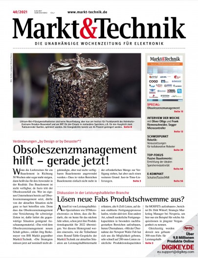 Markt&Technik 40/2021 Digital 