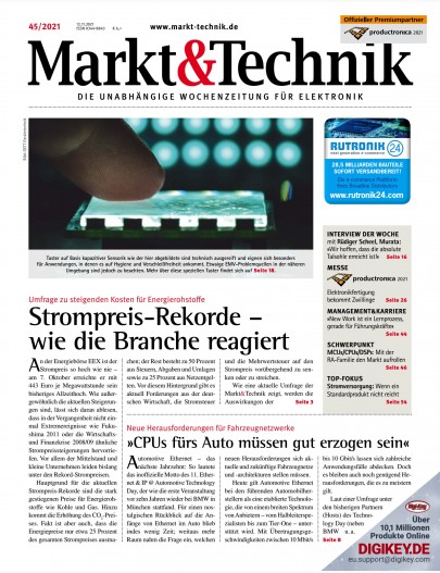 Markt&Technik 45/2021 Digital 