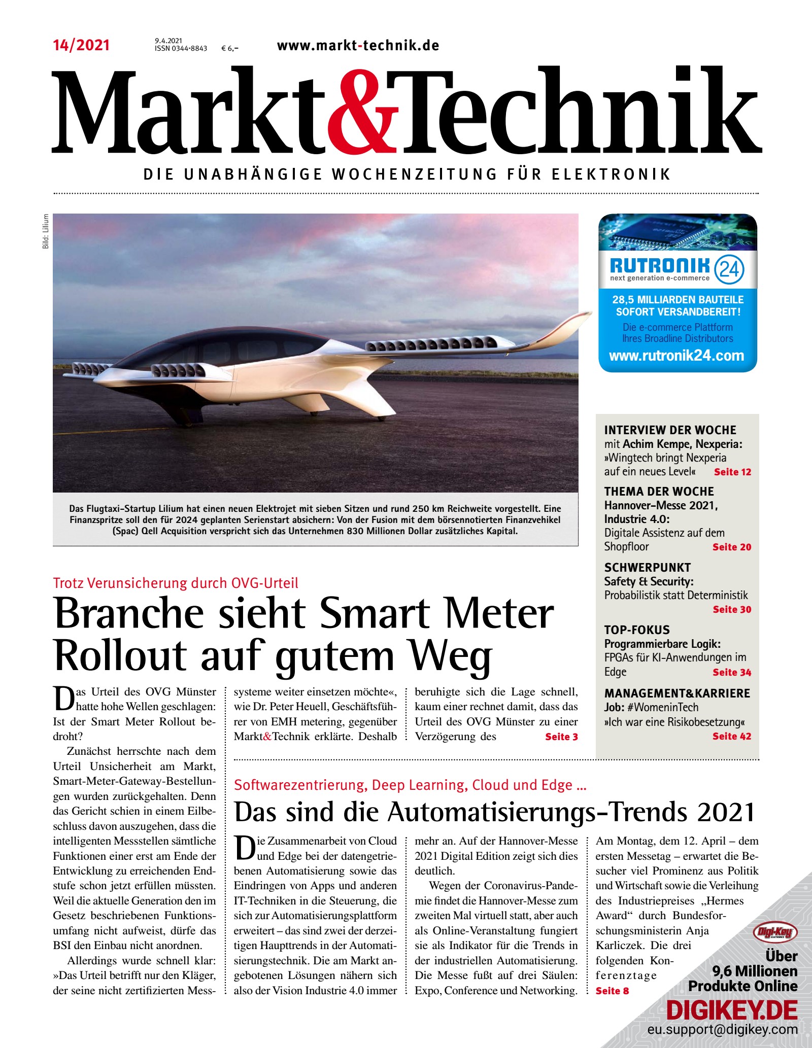 Markt&Technik 14/2021 Digital