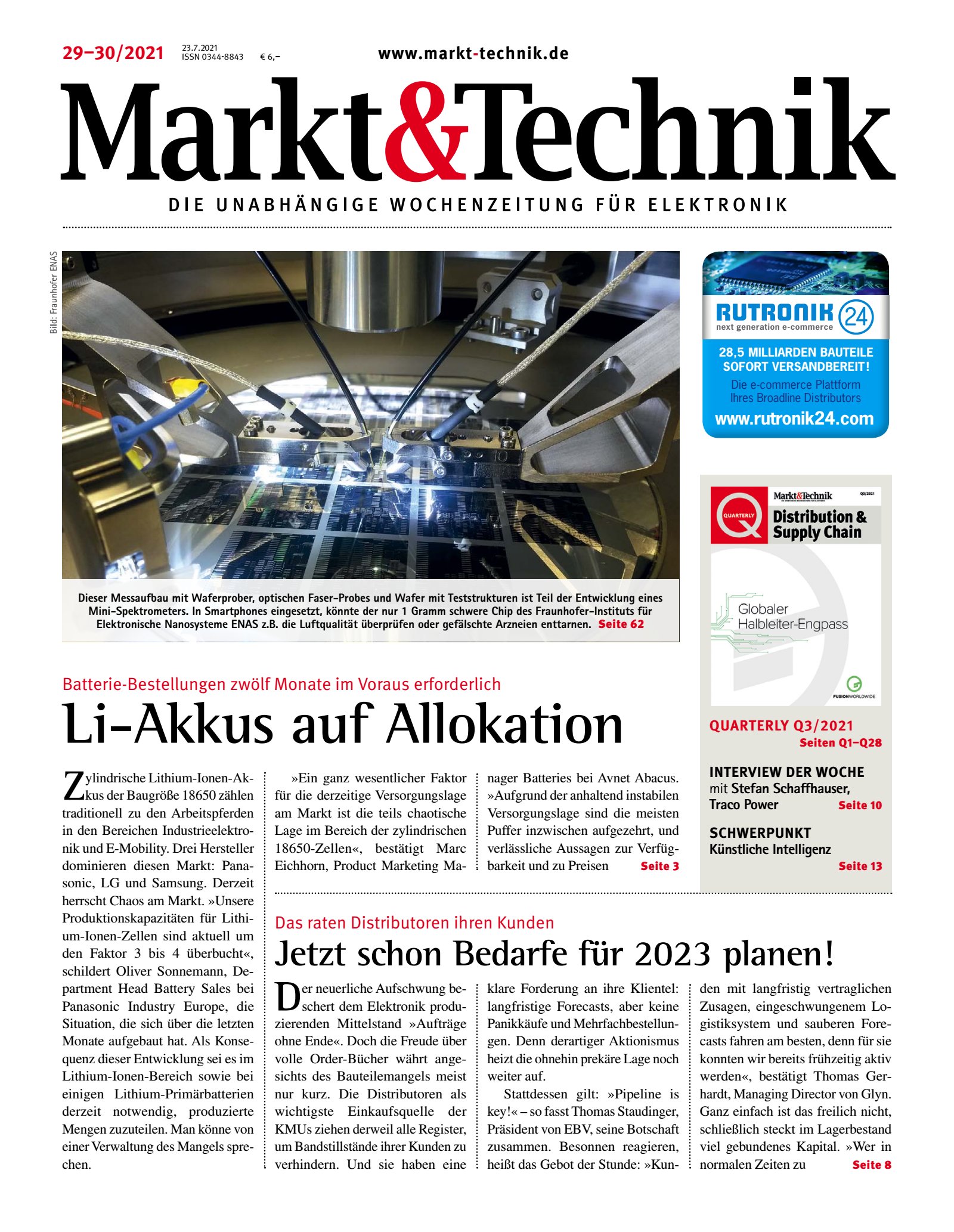 Markt&Technik 29-30/2021 Digital