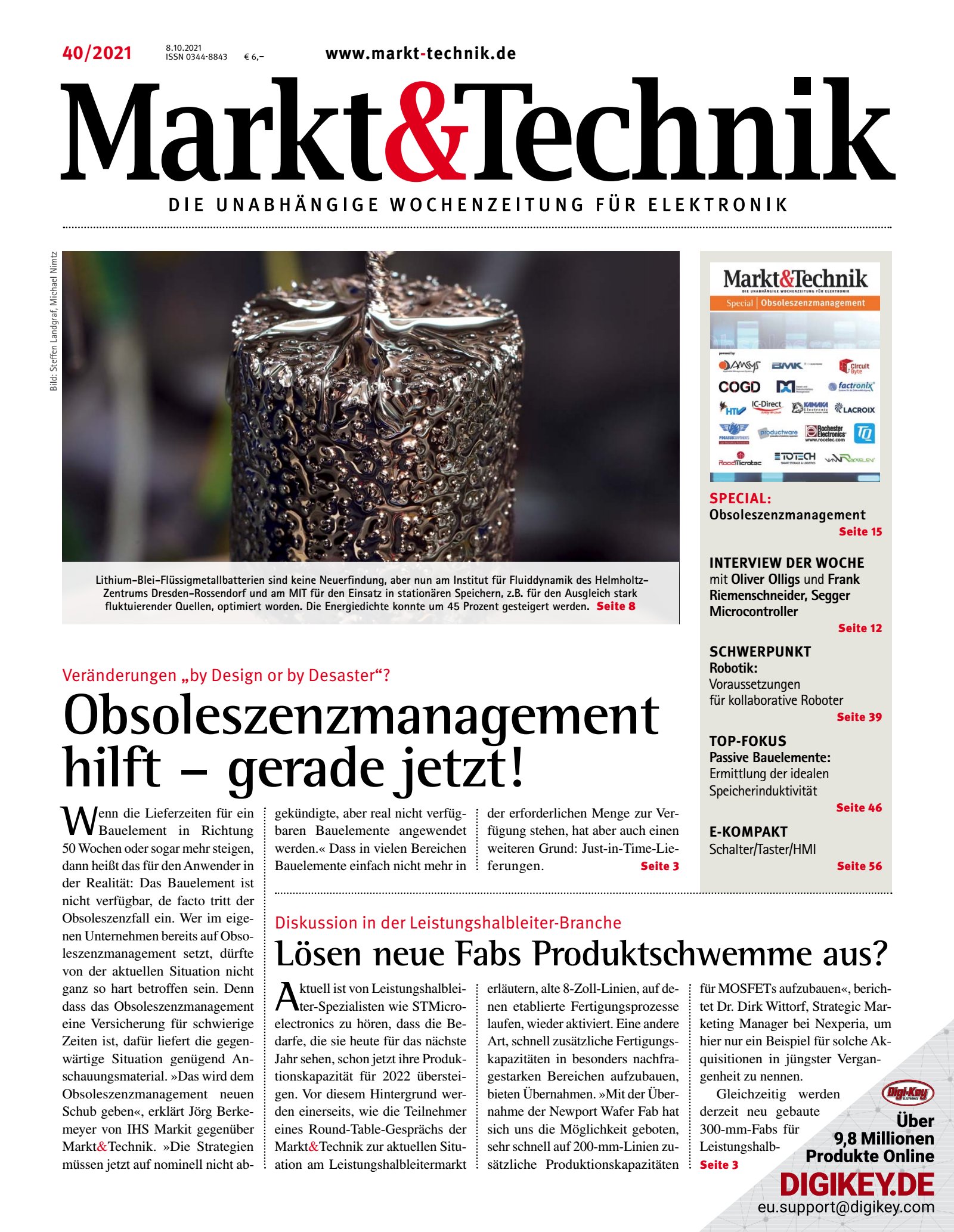 Markt&Technik 40/2021 Digital