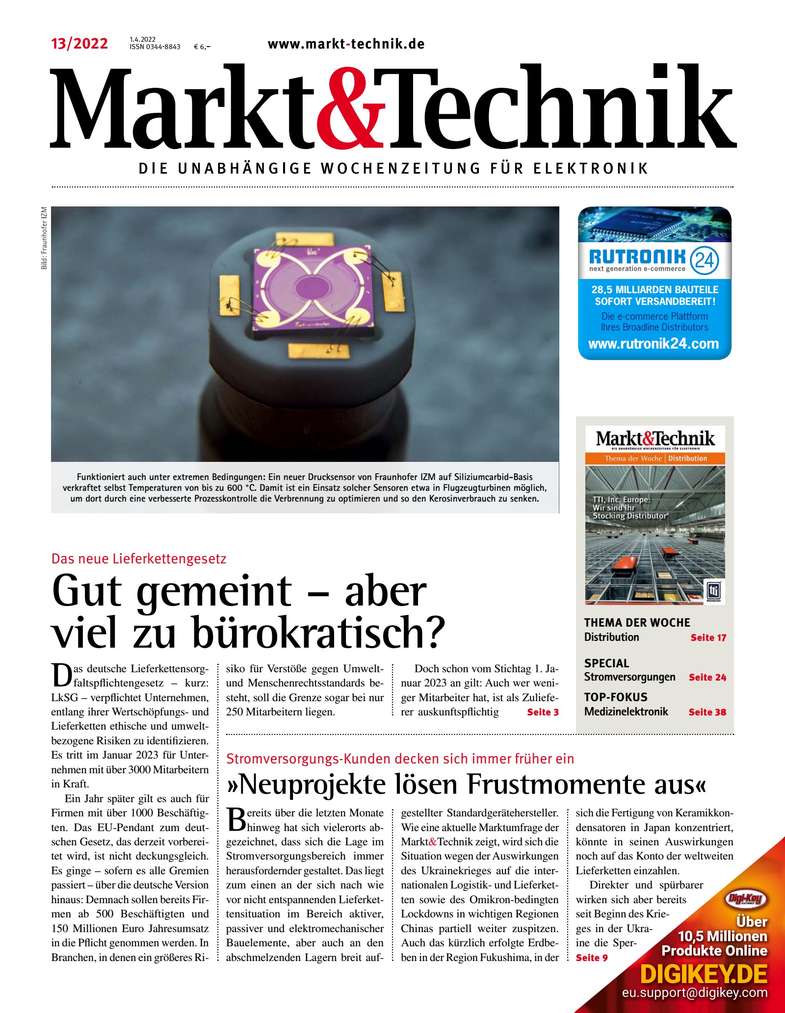 Markt&Technik 13/2022 Digital