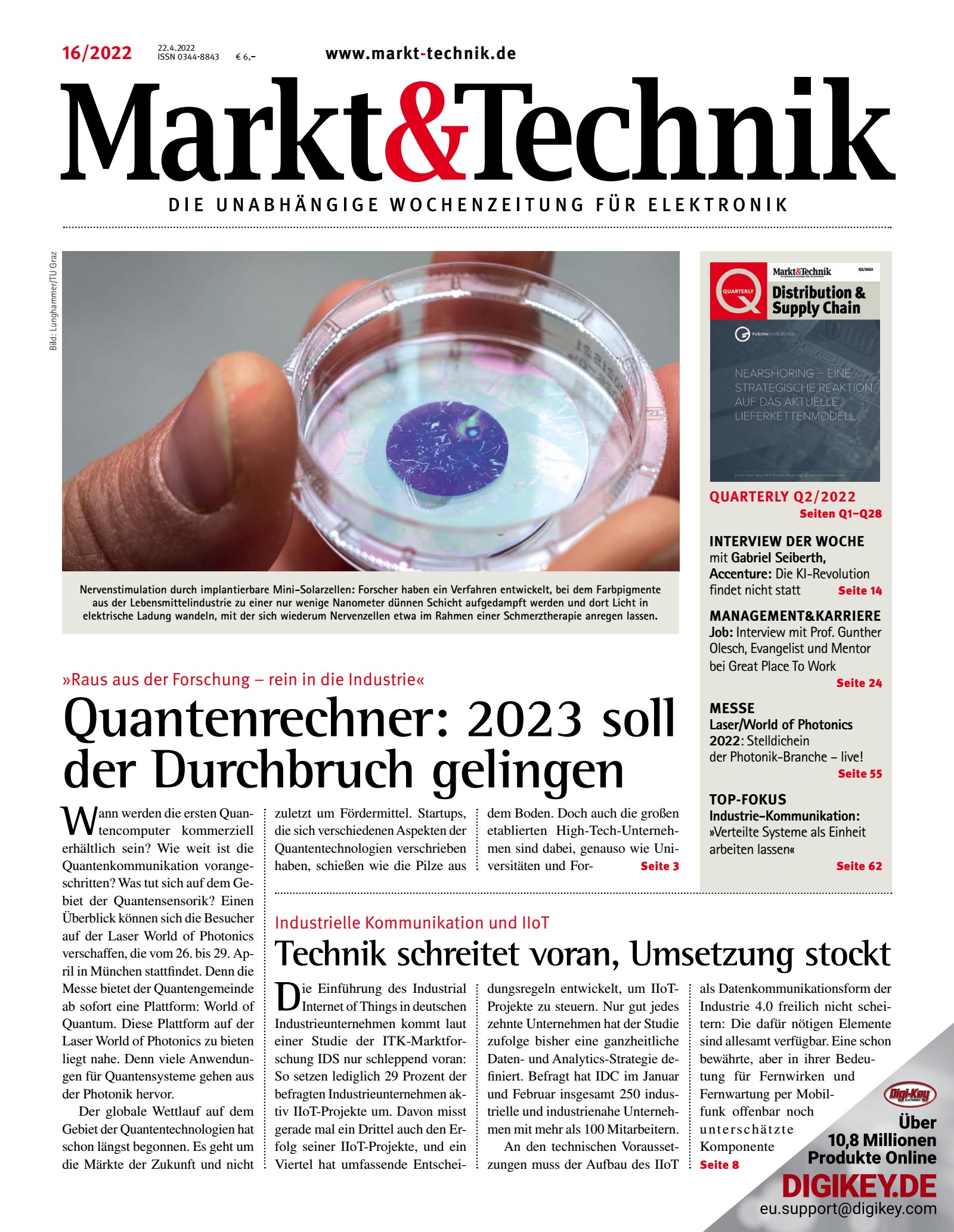 Markt&Technik 16/2022 Digital