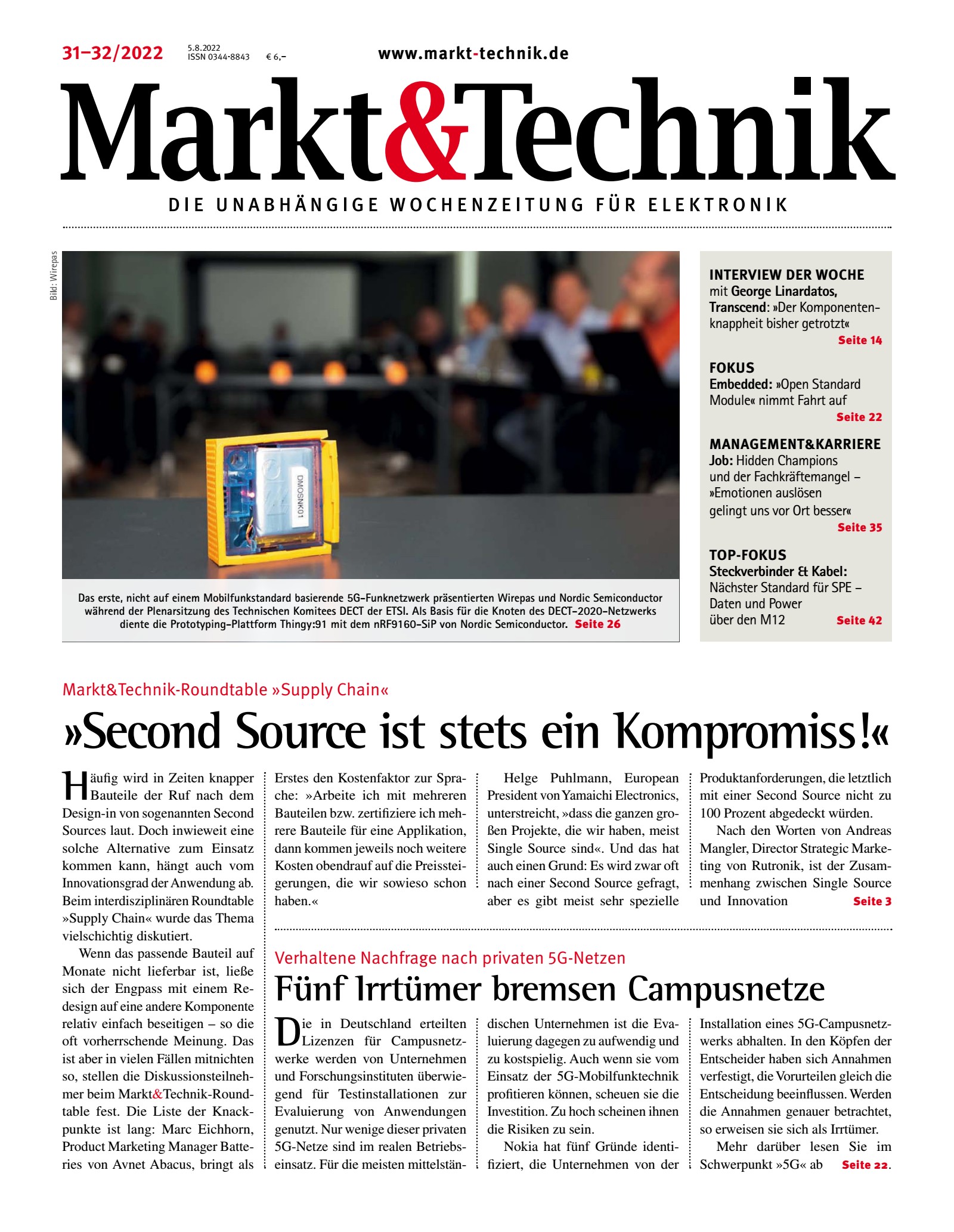 Markt&Technik 31-32/22 Digital