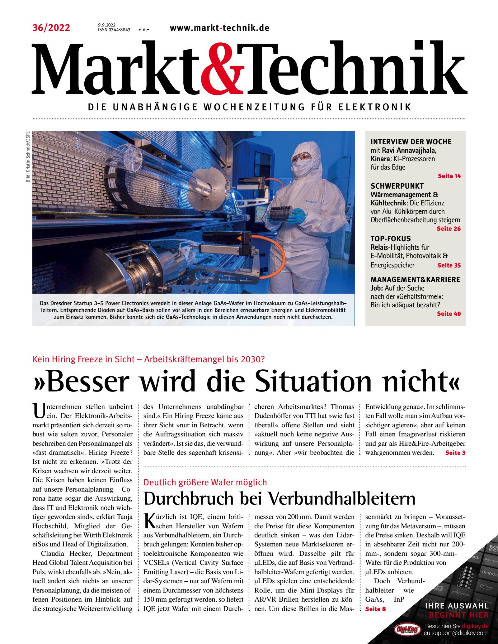 Markt&Technik 36/2022 Digital